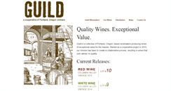 Desktop Screenshot of guildwinemakers.com